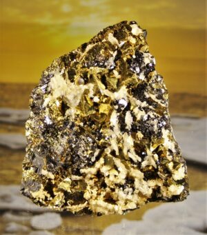 Kupferkies, Zinkblende, Calcit, Rumänien
