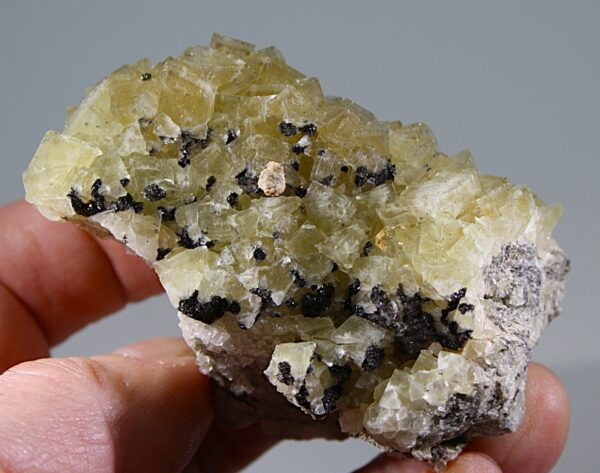 Fluorit mit Zinkblende Halsbrücke – Bild 4