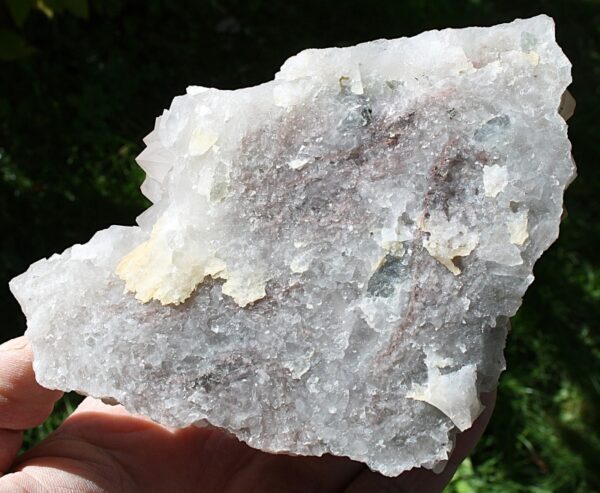 Quarz auf Fluorit EFS Niederschlag Erzgebirge – Bild 5