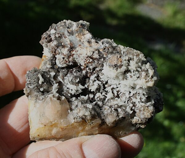 Calcit, Siderit, Kupferkies, Quarz Freiberg – Bild 8