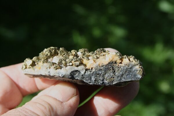 Pyrit Kupferkies, Dolomit, Quarz Freiberg – Bild 4